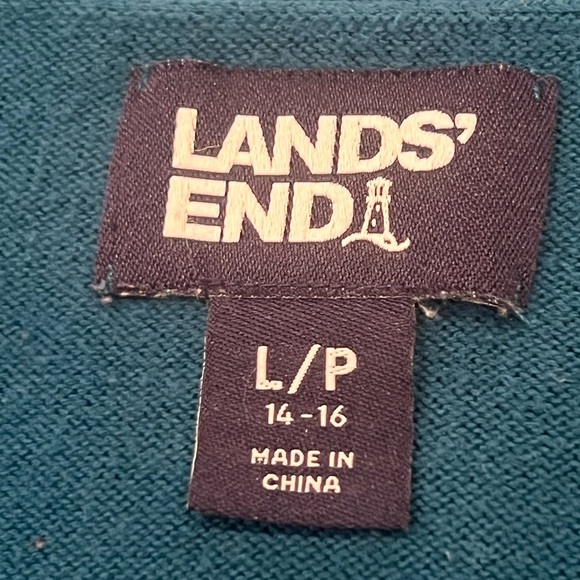 LANDS  END women long cardigan/size LP - Picture 4 of 6